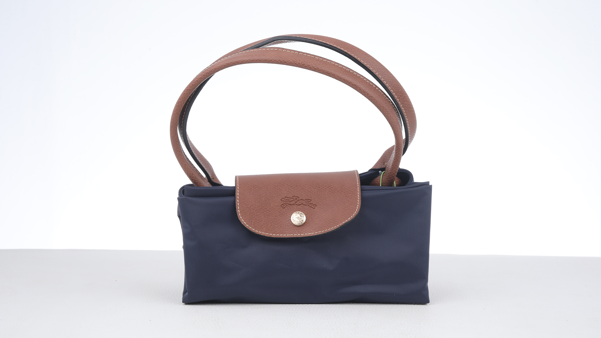 Longchamp Chic Frech Medium Leather Tote Bag