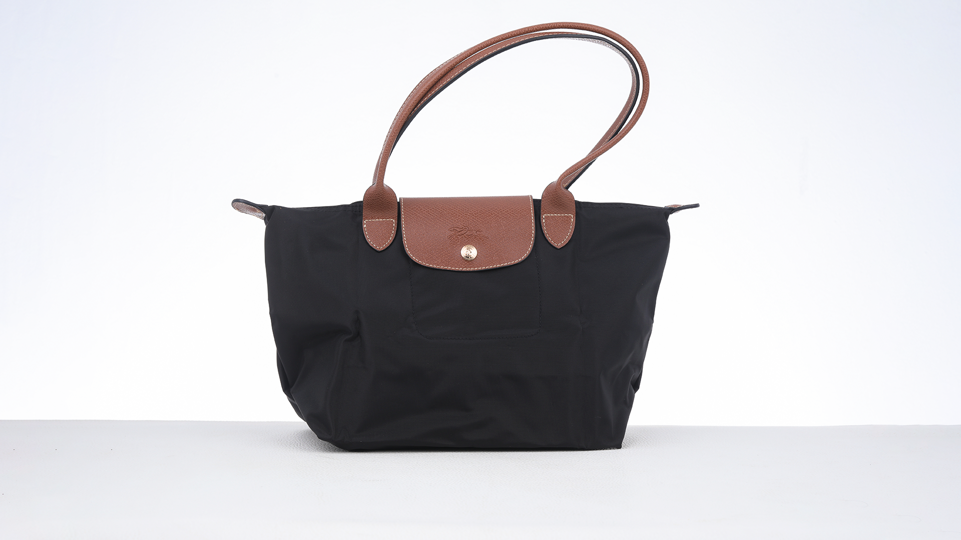 Longchamp Chic Frech Medium Leather Tote Bag