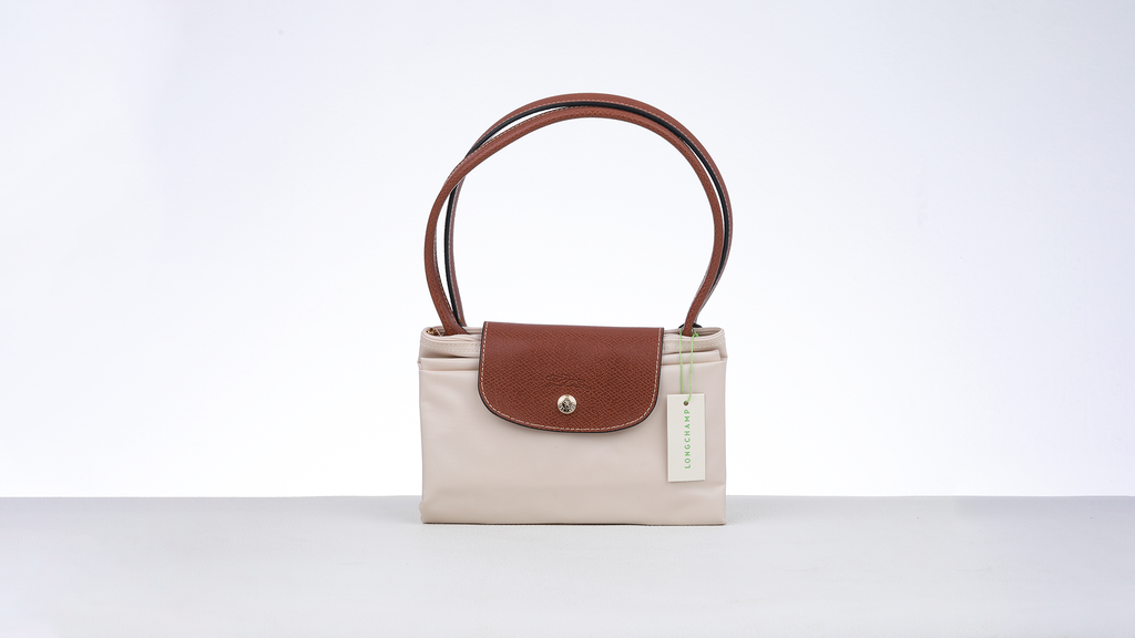 Longchamp Chic Frech Medium Leather Tote Bag