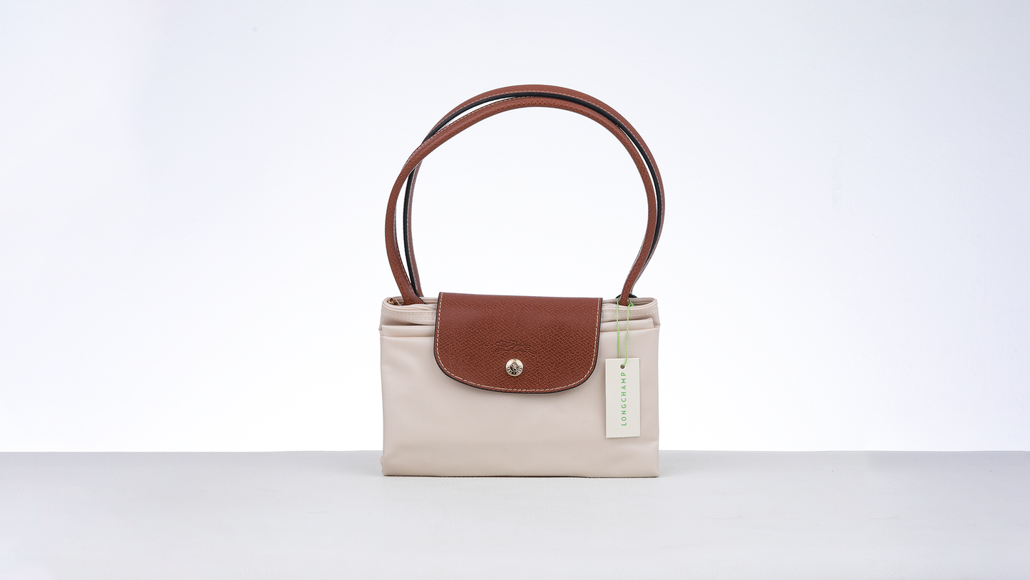 Longchamp Chic Frech Medium Leather Tote Bag