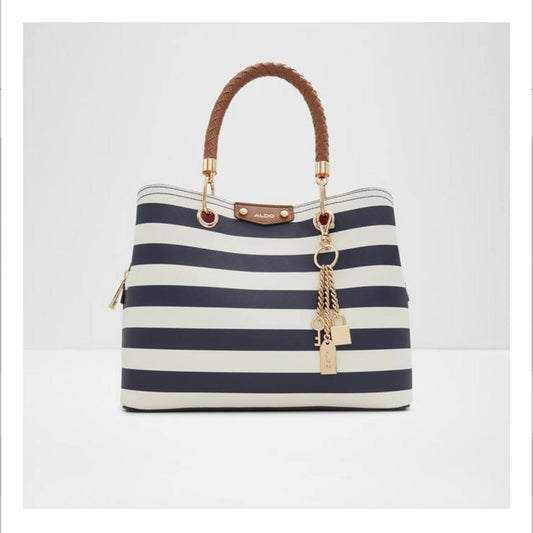 ALDO striped satchel bag